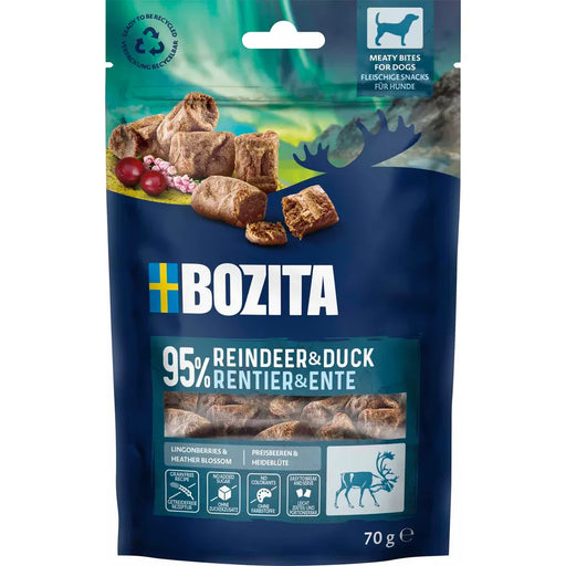 BOZITA SNACKS MEATY BITES REINDEER & DUCK 70G 10ST