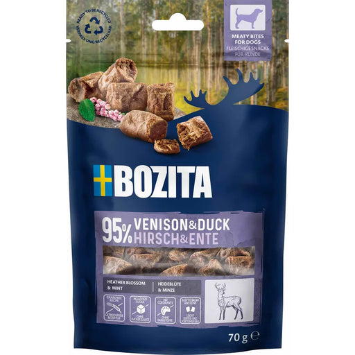 BOZITA SNACKS MEATY BITES VENISON & DUCK 70G 10ST