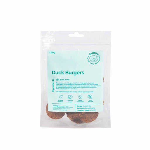Buddy Meaty Burgers - Duck 100g