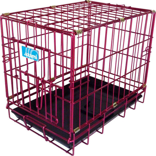 Ozami Hundtransportbur Lila Metallic