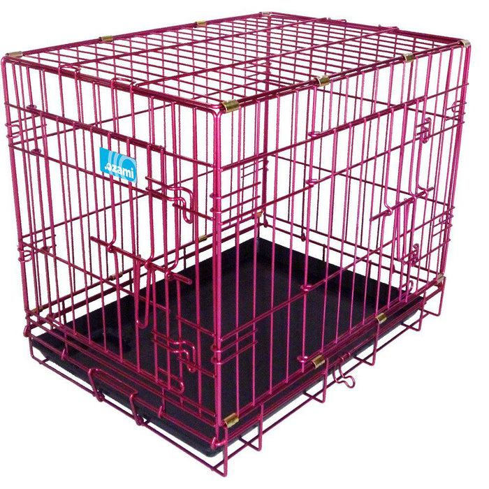 Ozami Hundtransportbur Lila Metallic