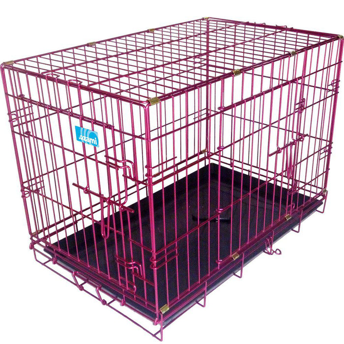 Ozami Hundtransportbur Lila Metallic
