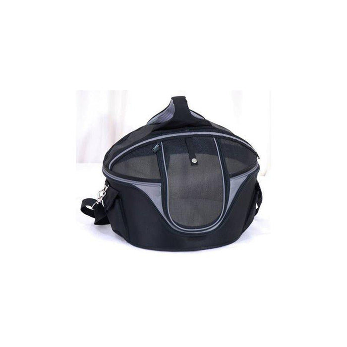 TRANSPORTVÄSKA NYLON OVAL SVART/GRÅ