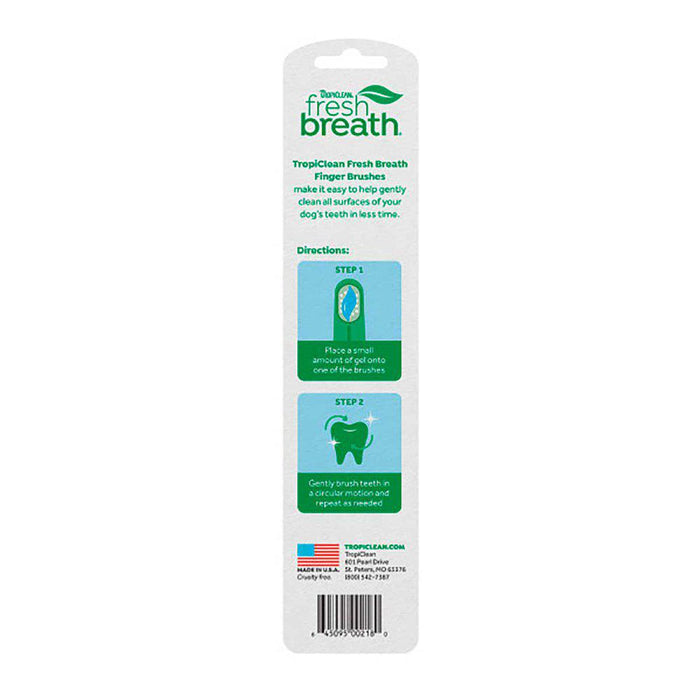 Tropiclean Finger Brushes 2st