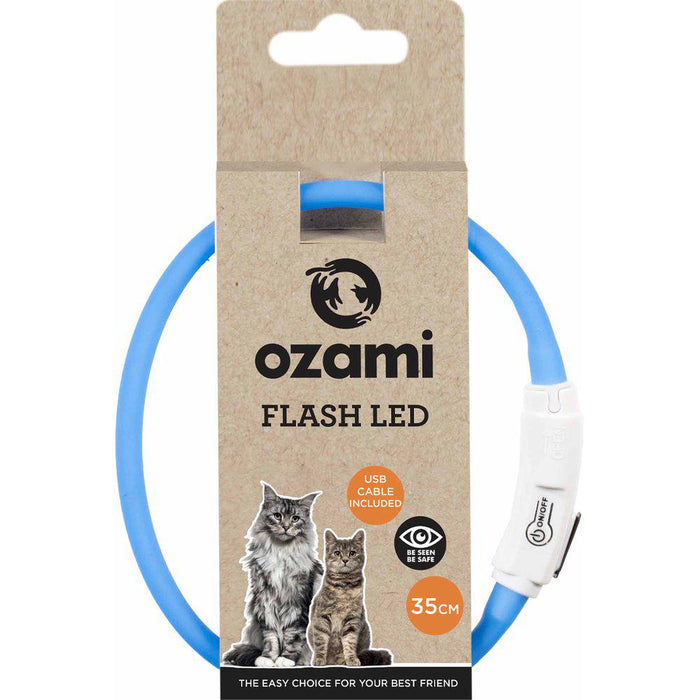 Ozami Katthalsband Flash Led 35cm