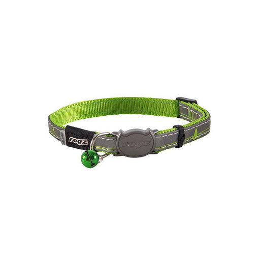 Rogz Nightcat Halsband S Lime 11mm 20-31cm