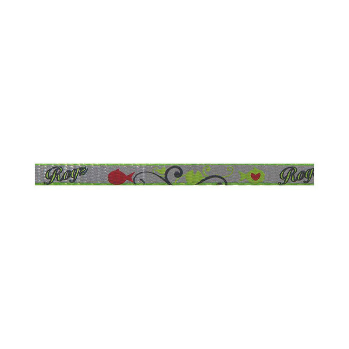 Rogz Reflectocat-sele med spänne S Lime11mm 24-40cm
