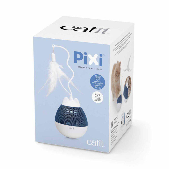 Catit Pixi Spinner White & Grey