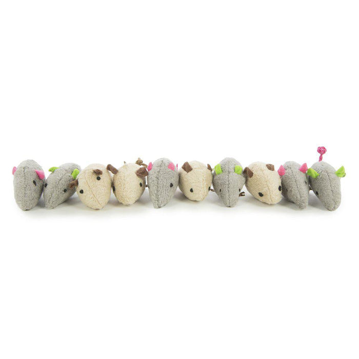 Smartykat Skitter Critters Mice 10st Catnip Value Pack 5x3cm