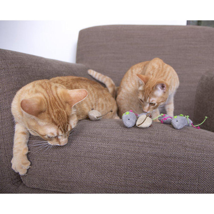 Smartykat Skitter Critters Mice 10st Catnip Value Pack 5x3cm