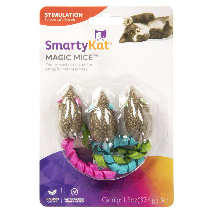 Smartykat Magic Micet 3st Catnip And Ribbon 5x2.5cm