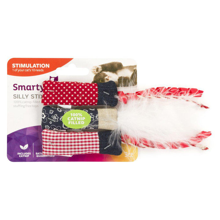 Smartykat Silly Stix 3st Catnip 8x2cm