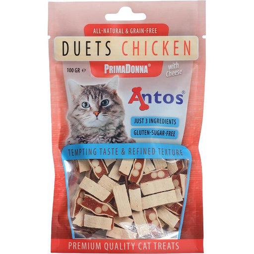 Kattgodis Primadonna Duets Kyckling & Ost 100g