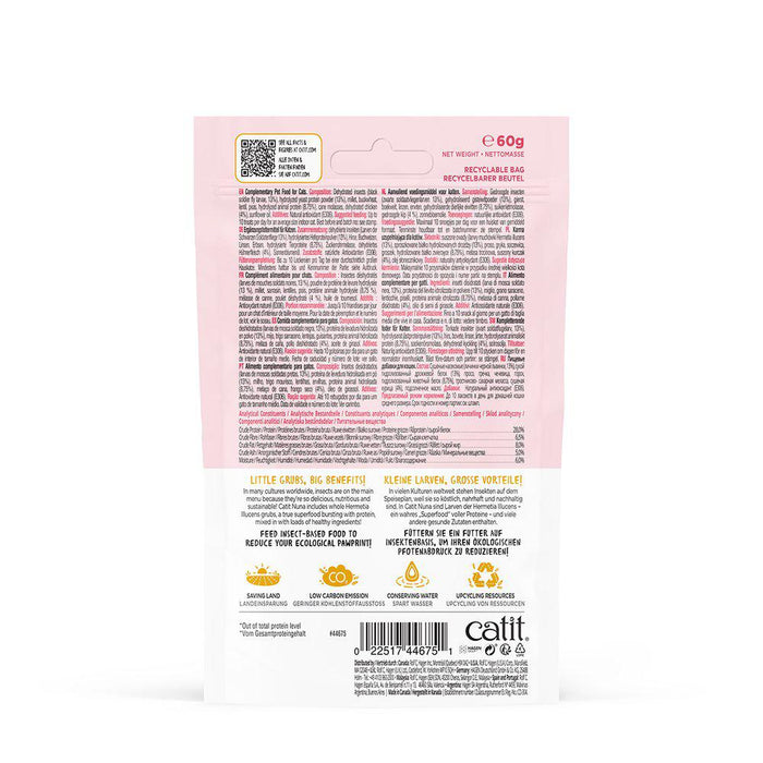 Catit Nuna Kattsnacks Kyckling 60g Insektsprotein