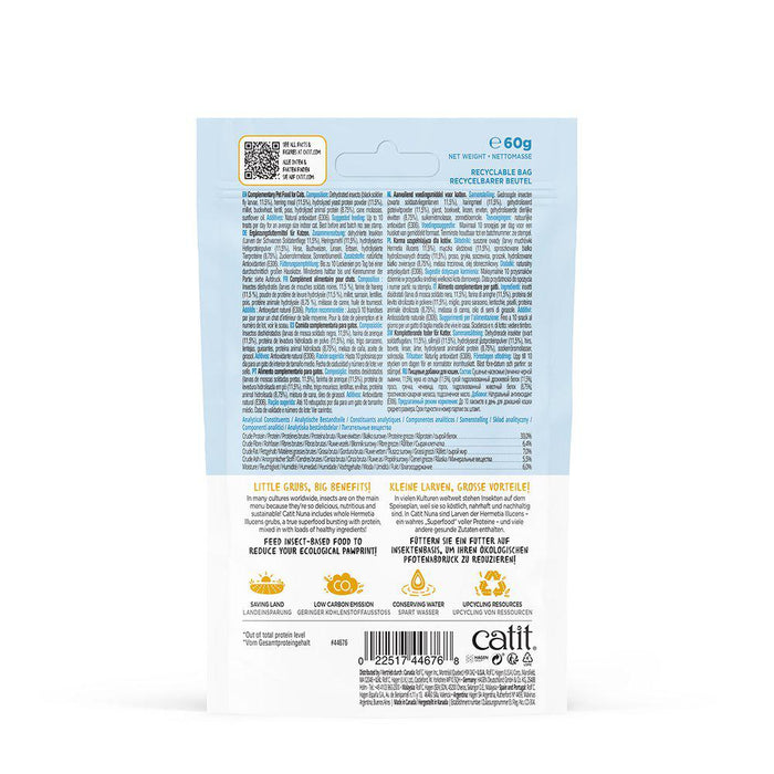 Catit Nuna Kattsnacks Sill 60gr Insektsprotein