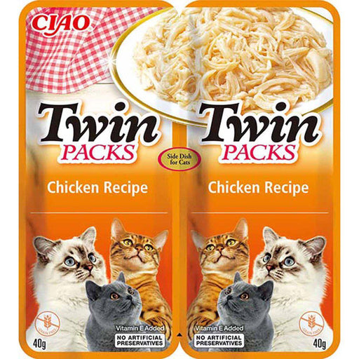 Twin Packs Cat Chicken In Chicken Broth 2x40g (12st)