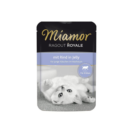 Miamor Ragout Royale Kitten Biff I Gelé100g Pouch