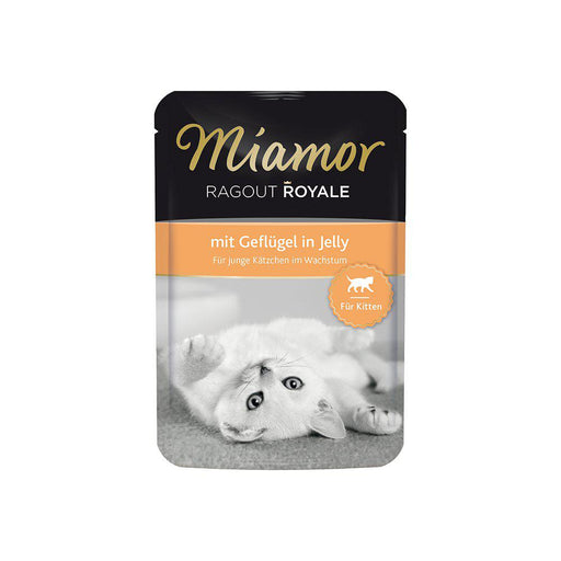 Miamor Ragout Royale Kitten Fågel I Gelé 100g Pouch