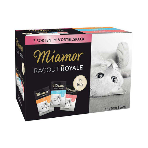 Miamor Ragout Multipack Gelé (Kalkon,lax,kalv) 12x100g