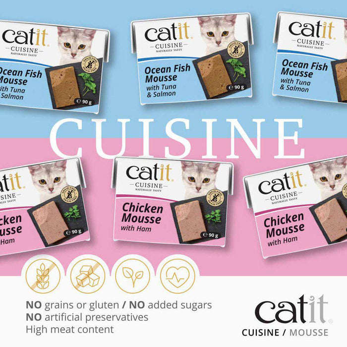 Catit Cuisine Mousse Chicken & Ham 90g