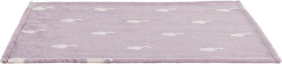 Mjuk plysch hunddyna i polyester, allergivänlig och lätt att tvätta. Mått: 70 × 50 cm. Färg: bär. Bekväm och hygienisk viloplats för mindre till medelstora hundar.