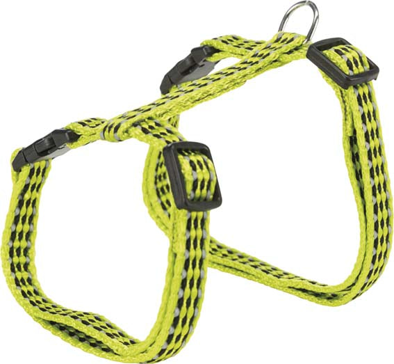 Trixie Kattsele & Koppel Reflex Nylon Bl Färger