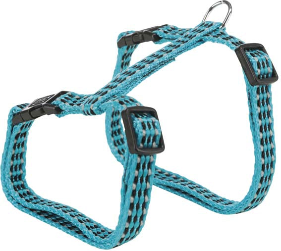 Trixie Kattsele & Koppel Reflex Nylon Bl Färger