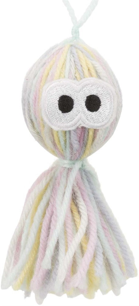 Octopus kattleksak i plast och polyester med bjällra. Mjuk, slitstark design som stimulerar kattens lekfullhet och jaktinstinkter.