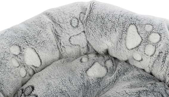 Trixie Nando Bed Soft Fleece Gray