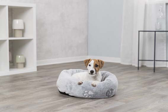 Trixie Nando Bed Soft Fleece Gray