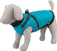 Pontis Täcke med sele för hund, i polyester med fleecefoder och vaddering. Reflekterande detaljer och justerbara öglor för bakbenen för en säker och bekväm passform.
