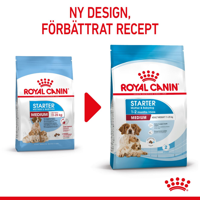 Royal Canin Medium Starter torrfoder för hund och hundvalp