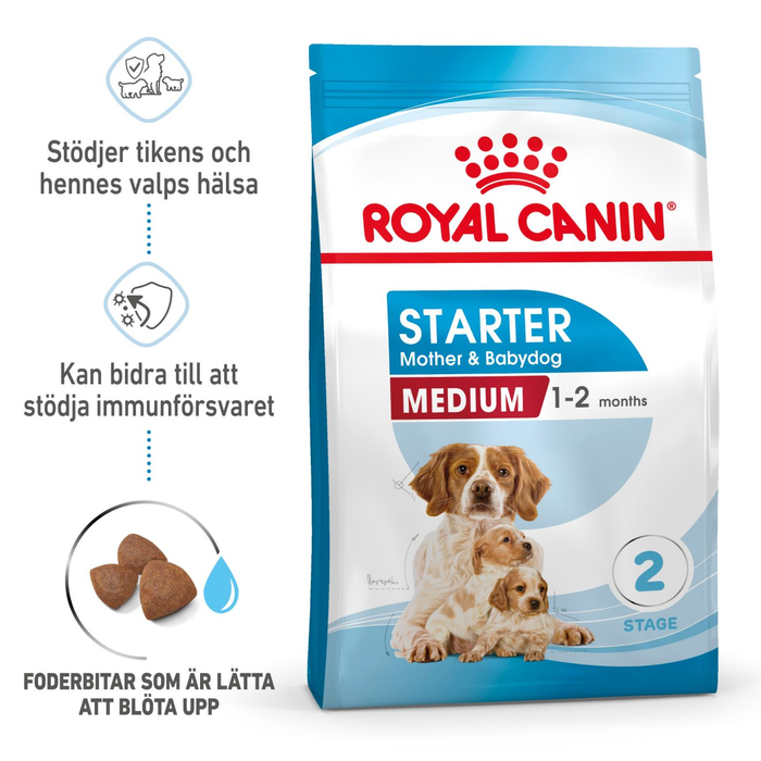 Royal Canin Medium Starter torrfoder för hund och hundvalp