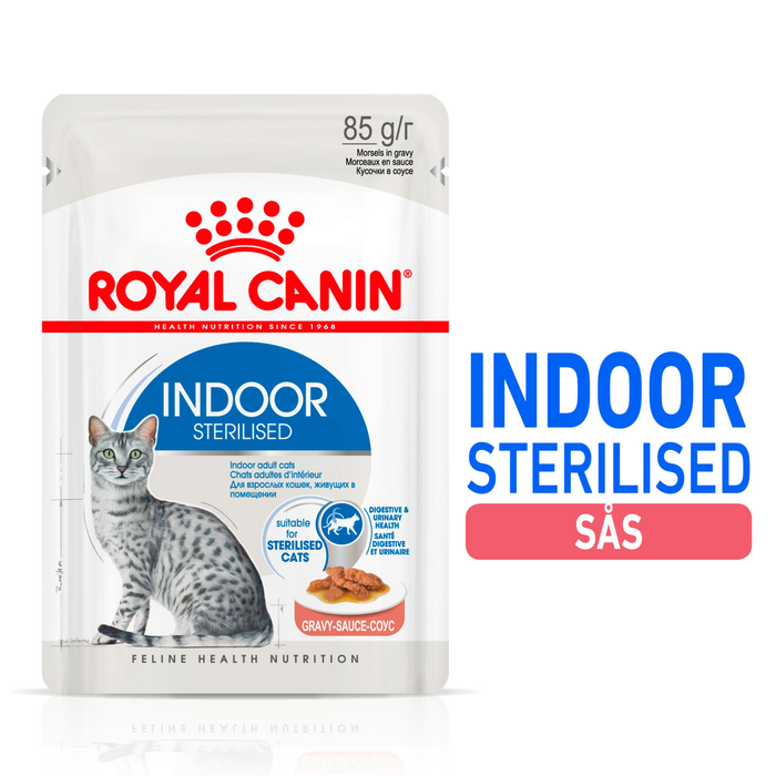 Royal Canin Indoor Sterilised Gravy Adult våtfoder för katt