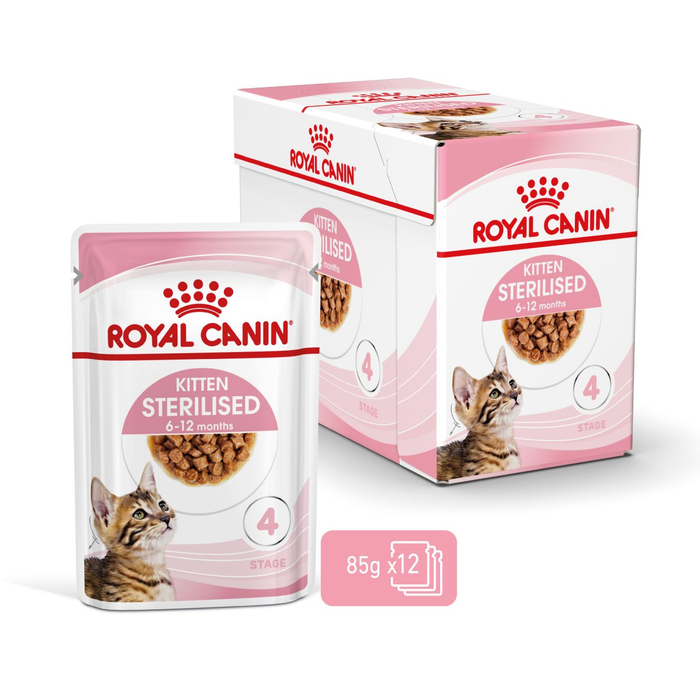 Royal Canin Kitten Sterilised Gravy våtfoder för kattunge