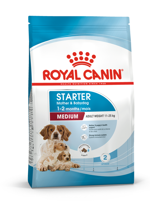 Royal Canin Medium Starter torrfoder för hund och hundvalp